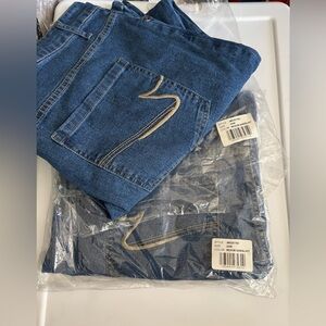 Bundle of 2! Just My Size by Hanes Medium Sandblast Jeans, size 20W